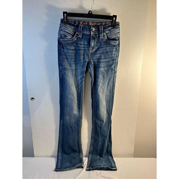 Rock Revival size 25 boot jeans Lichen 8201 denim - Picture 4 of 14